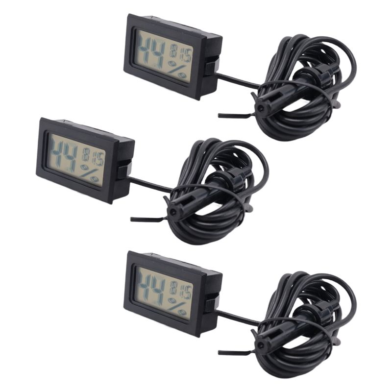 Digital Hygrometer Probe - [NEU!A93G】 Digitales Thermometer-Hygrometer mit Sonde, Innentemperatur-