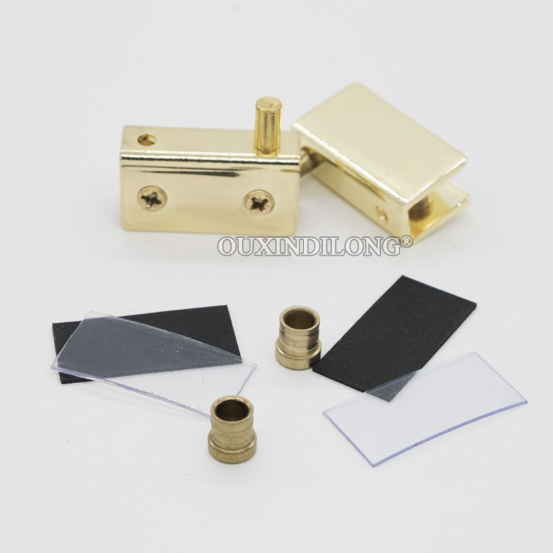 Glass Door Hinge - Brandneue 10 Paar Edelstahl-Glastürscharniere für Vitrinen,