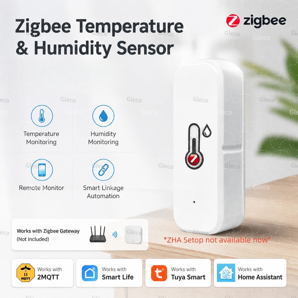 Digital Hygrometer Probe - Tuya Zigbee 3.0 Mini-Temperatur- und Luftfeuchtigkeitssensor
