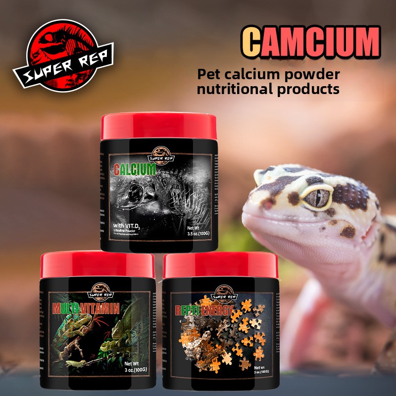 Vitamin D3 Reptile - SuperRep Reptile Calcium Pro-Vitamin- und Probiotische
