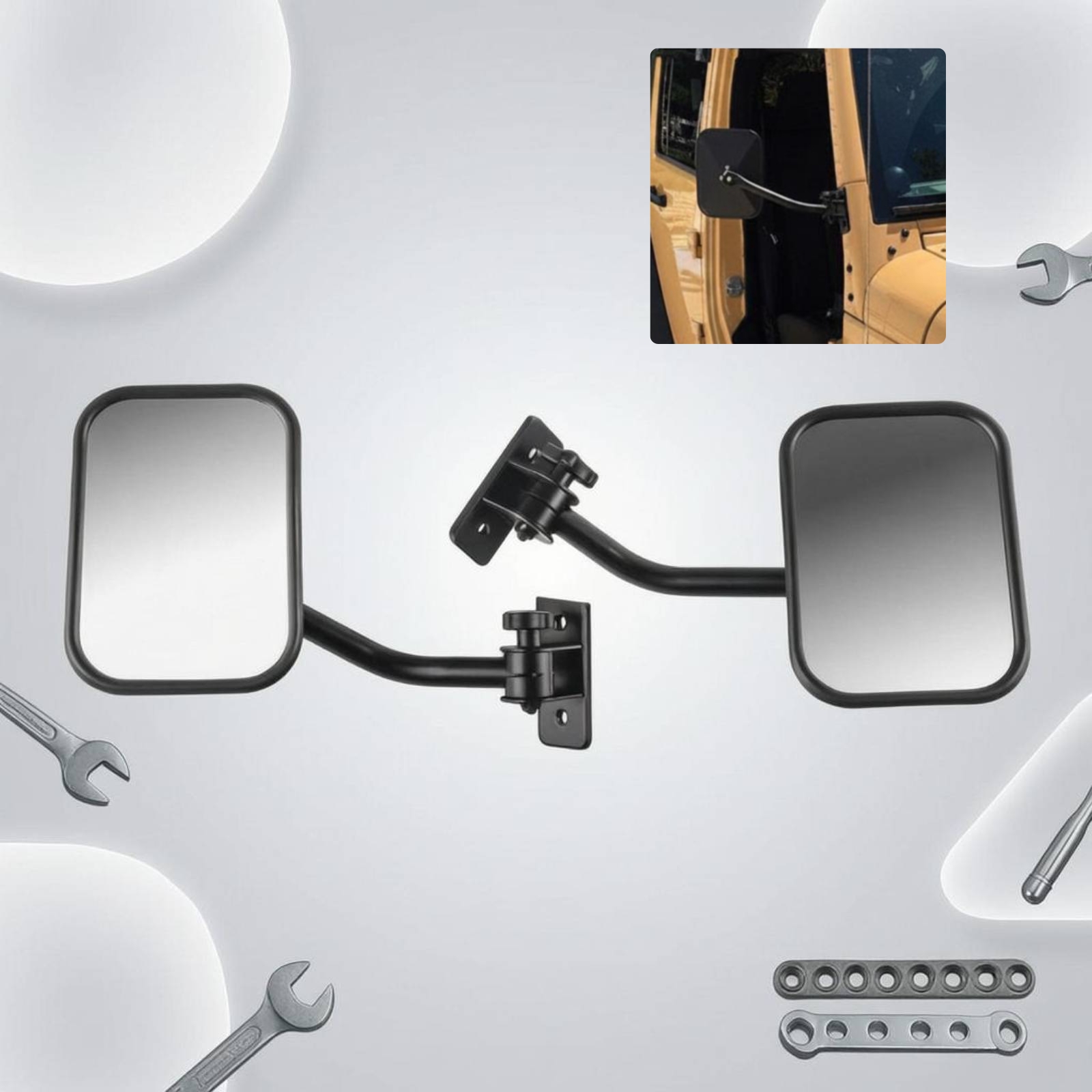 Verstellbarer Offroad-Türspieg – Glass Door Hinge Bewertung und Preis