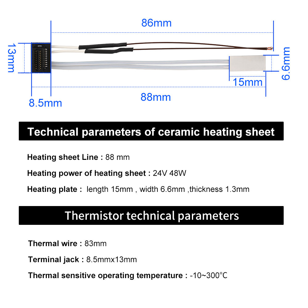 Für Bambu Lab P1S P1P Thermist – Ceramic Heat Emitter Bewertung und Preis