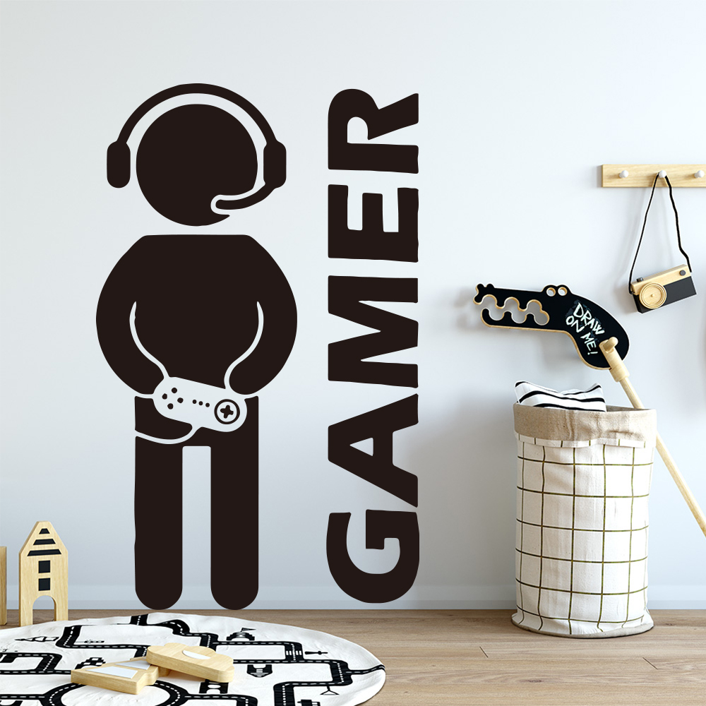 1pc Gamer Wand Kunst Aufkleber – Glass Door Hinge Bewertung und Preis
